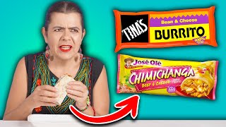 Mexican Moms Try Frozen Burritos!