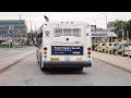 retired oakville transit new flyer d40lf 5104 departing from oakville go station