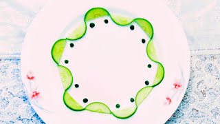 ♦Cucumber/শশা দিয়ে ডিজাইন#Fruit#decoration#Thaitrick#Brilliant#Lavyfruity#Fooddecoration#Shorts