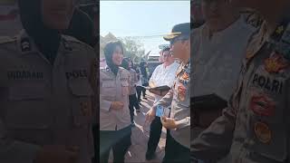 Gaktibplin Polwan Polres Ngawi dalam rangka Hari Jadi Ke-75 Polwan RI.