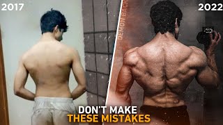 5 BACK Training Mistakes I Made As A Beginner