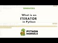 What are iterators in Python?