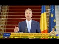 Klaus Iohannis: După 15 mai, românii vor putea circula fără declarație, dar obligatoriu cu mască