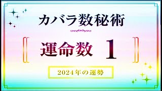 運命数1の2024年の運勢は「小さな積み重ねが道を拓く」【カバラ数秘術】.