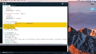 Programming Game States in Processing 5 of 5: Countdown Timer
