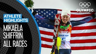 Mikaela Shiffrin 🇺🇸  - Youngest Ever Alpine Skiing Slalom Champion! | Athlete Highlights