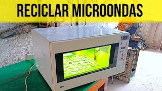 Increíble Idea Con Un Microondas Viejo | incubadora automática