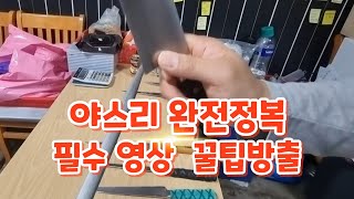 야스리  완전정복  꾸울팁 대방출  입에 개거품 물었다 😂