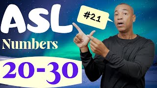 Asl numbers 20-30: The Correct Way | ASL for beginners | American Sign Language | Signing Time