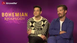 Interview Rami Malek \u0026 Gwilym Lee BOHEMIAN RHAPSODY