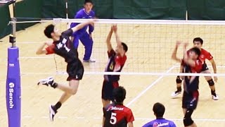 宮坂郁夫 洛南高校２０１９　パート２　高校男子バレーボールプレー集