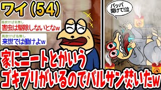 【バカ】家にニートとかいうゴキブリがいるのでバルサン焚いてみたwwww【2ch面白いスレ】