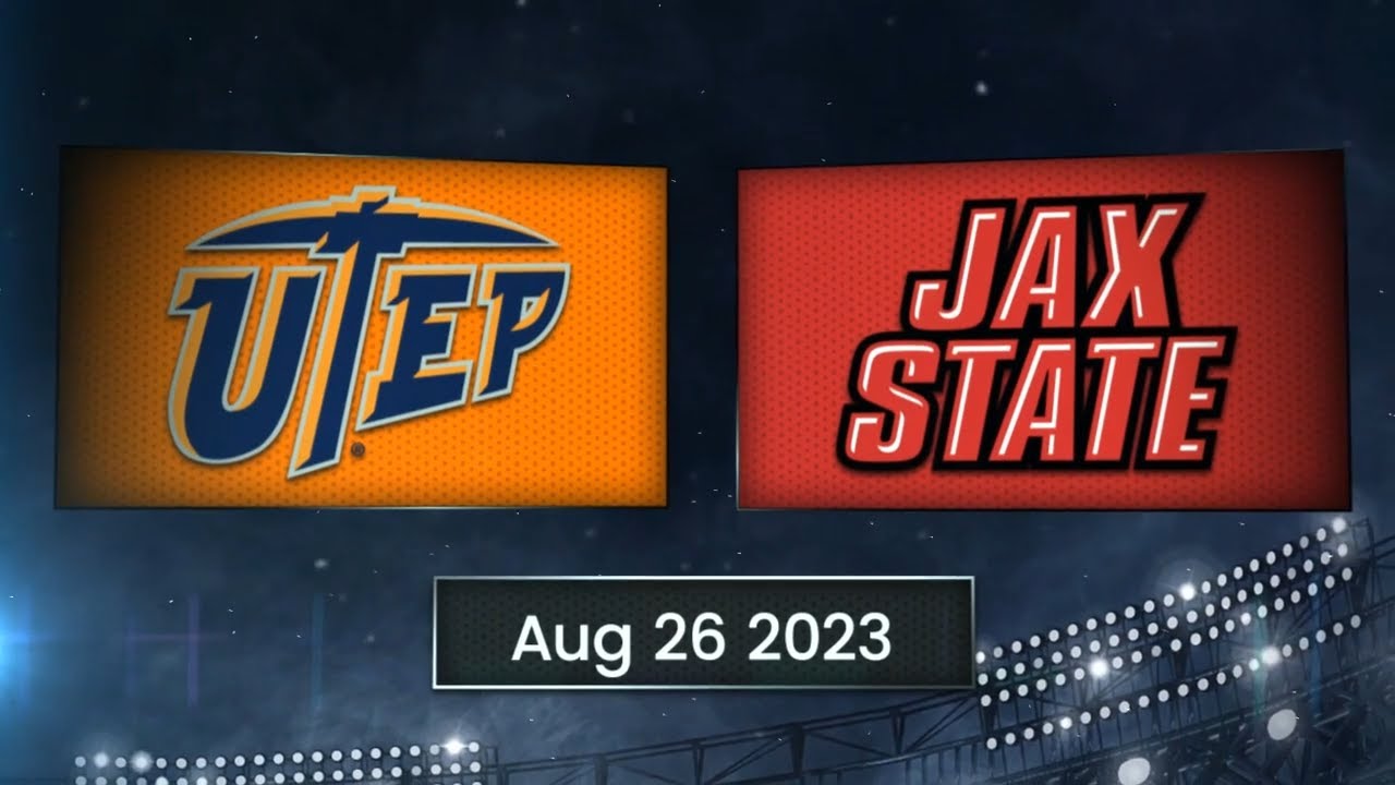 UTEP Miners Vs Jacksonville State Gamecocks | August, 26th 2023 - YouTube