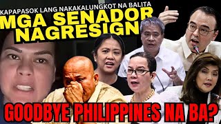 NAKAKAGULAT! ANG GULO NA! Mga Senador NagsipagRESIGN SA PWESTO