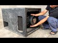 Restoration and upgrade  subwoofer 1500W // The ultimate active subwoofer design