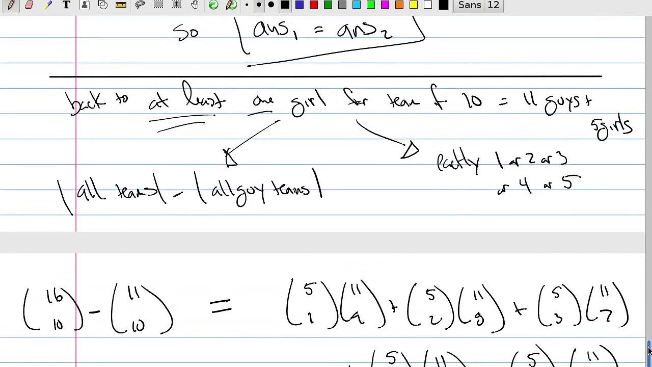 Counting: Combinatorial Proof - YouTube