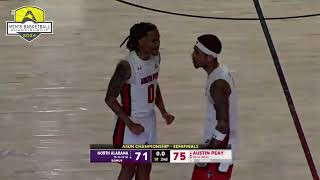 Highlights: #4 APSU vs. #6 UNA, 2024 MBB Championship Semifinals