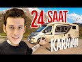 24 SAAT KARAVANDA YAŞAMAK! (ŞEHİR HAYATI)