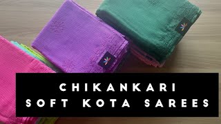 Detailed  Video - Chikankari Soft Kota Sarees | Shop on www.fabk.in