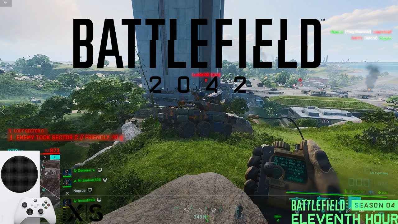 Battlefield 2042 Xbox Series S Conquest Gameplay - YouTube