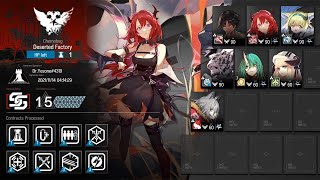 [Arknights]【CC5】Daily 4 Deserted Factory Max Risk 15