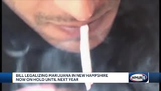 Bill legalizing marijuana in NH now on hold until next year