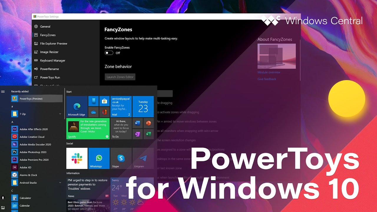 Hands-on With PowerToys For Windows 10 – Windows Enhanced! - YouTube