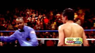 Manny Pacquiao Vs Erik Morales II Round 10 KO [HD]