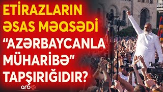 İrəvanda "Rusiya" , "İran" şüarları: Erməni lobbisi Paşinyana qarşı "ödənişli çevriliş" planı qurdu