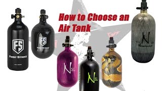 How to Choose an Air Tank: A Guide for Paintball Players