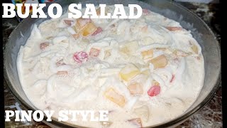 BUKO SALAD | HOW TO MAKE BUKO SALAD PINOY STYLE | CREAMY BUKO SALAD