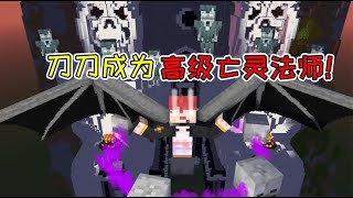 【Minecraft｜我的世界】：亡灵天灾军团包围皇城？刀刀已成高级亡灵法师！