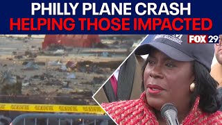 Philly plane crash: How the city is helping those impacted