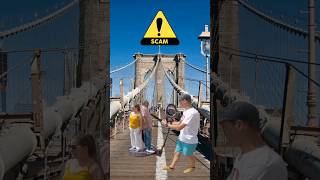 ⚠️ NYC'S Travel Scams |BROOKLYN Bridge #shorts #newyork #viral #ytshorts #brooklynbridge
