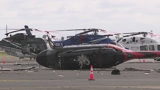 Suspect steals, crashes helicopter at Sacramento Executive Airport