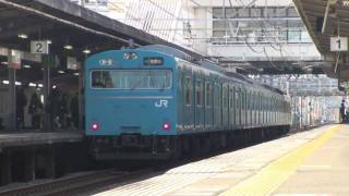 【JR西日本】日根野電車区103系K614編成＠堺市('11/02)