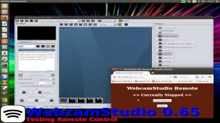 WebcamStudio 0.65 build 543 - Testing Remote Control (Alpha)