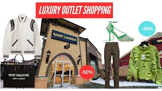 LUXURY SHOPPING OUTLET Vlog Woodbury Commons:  YSL, Fendi, Tom Ford, Bottega Veneta VLOGMAS