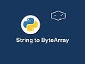 string to bytearray in python 😀