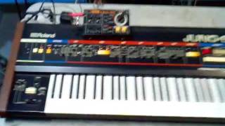 Roland JUNO-60 \u0026 BOSS DR-55 in Sync !