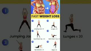 FAST WEIGHT LOSS  Do This Everyday To Lose Weight | 2 Weeks  Challenge  #shorts