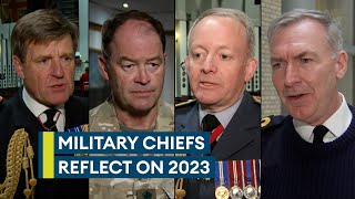 UK defence chiefs pick out their key moments of 2023