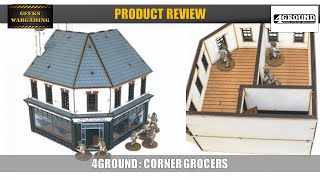 4GROUND : Building the Corner Grocers Scenery