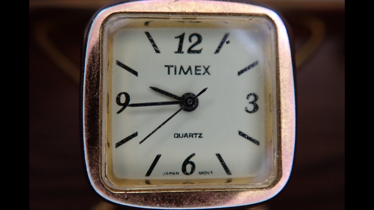 Timex Airplane Clock Battery Change How-To - YouTube