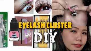 DIY EYELASH CLUSTER EYELASH EXTENSION