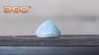 【天然石シリーズ25】アマゾナイト VS 油圧プレス機 /【Stone25】amazonite with Hydraulic press machine.