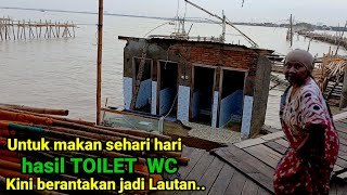 Desa Ajaib bertahan hidup di Kampung ekstrem bekas daratan pesisir Jawa Utara terlihat kumuh.