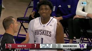 Seattle U Redhawks vs Washington Huskies || NCAA D1 Men's Basketball || December 23, 2024