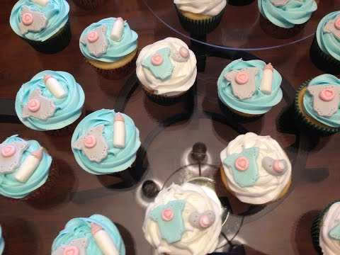 DIY Baby Shower Cupcake Toppers: Onesies, Pacifiers, & Bottles! DIY Baby Shower Cupcake Toppers: Onesies, Pacifiers, & Bottles!