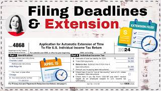 US Income Tax Filing Deadlines & Extension for 2025